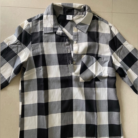 SSS Checked Cotton Shirt Dress - XS - Picture 6 of 8